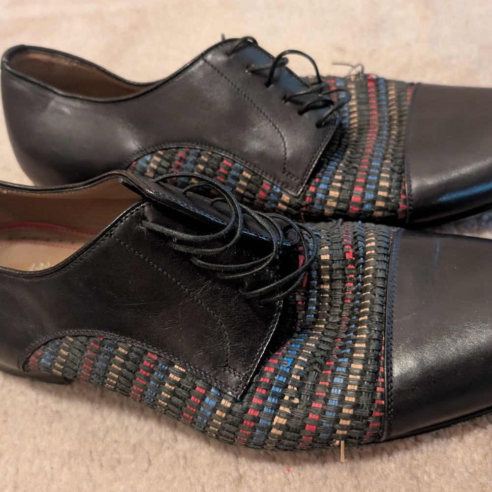 Christian Louboutin Leather Lace Up Oxfords